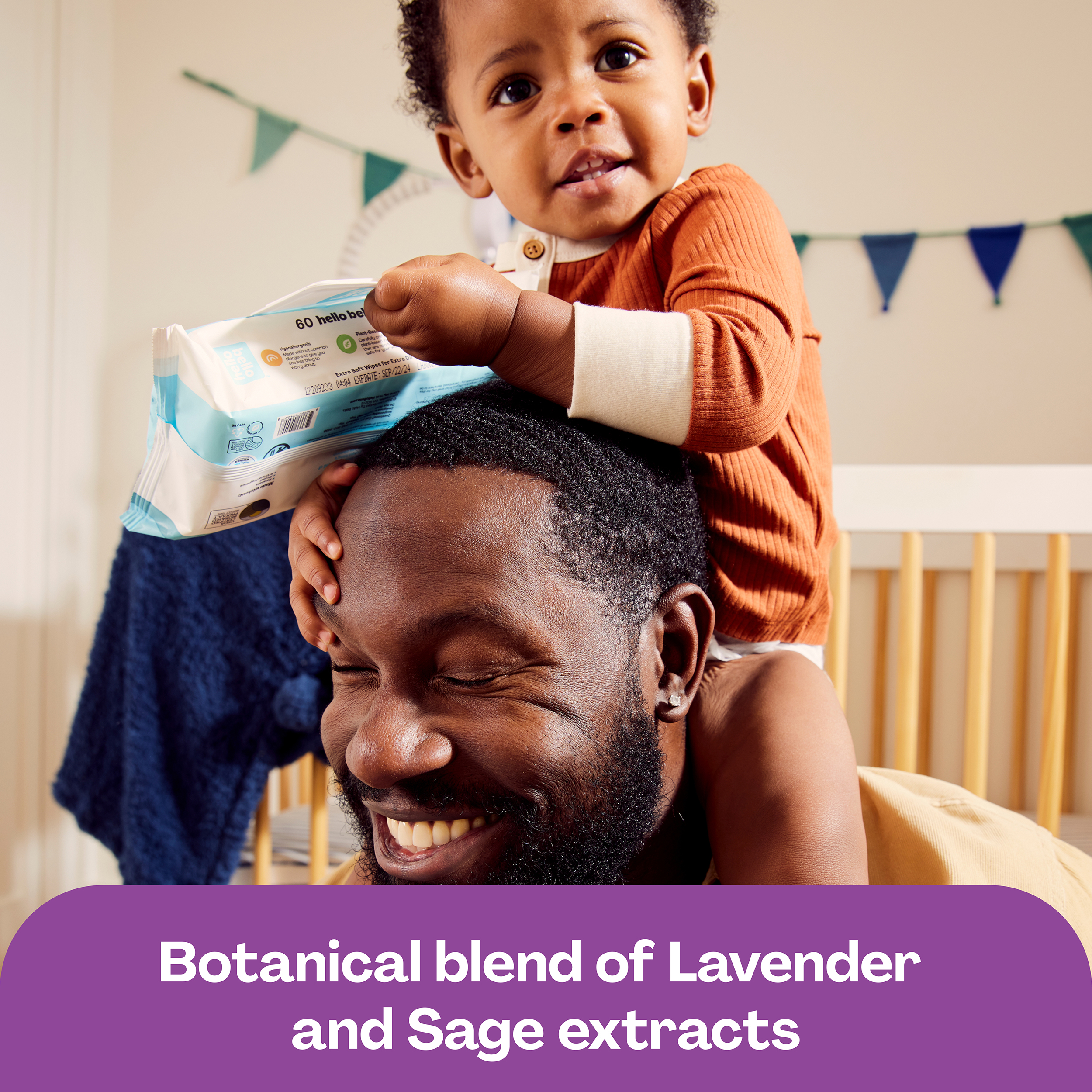 H BELLO BABY WIPES Lavender Baby